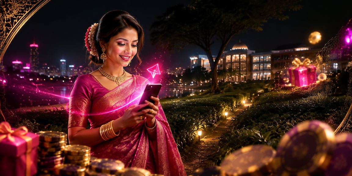 ময়মনসিংহের একজন বিজয়ী খেলোয়াড় ezcashbd VIP পুরস্কার উদযাপন করছেন
