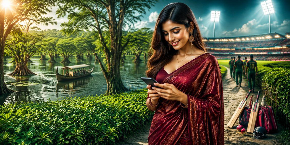 সিলেটের চা বাগানের পটভূমিতে ক্রিকেট বেটিং উপভোগ